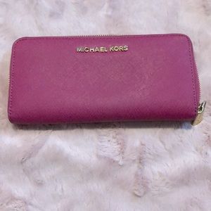 Pink Michael Kors wallet